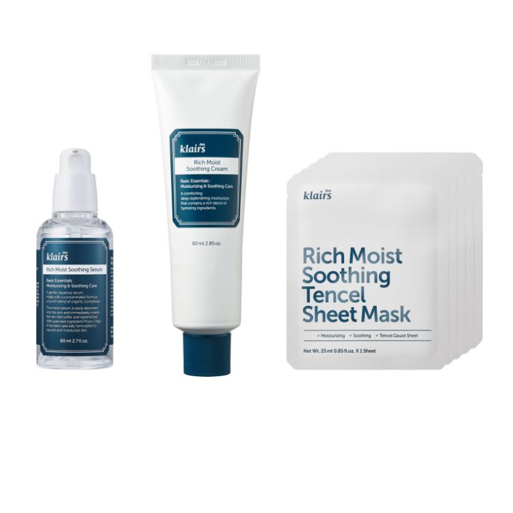 DEAR KLAIRS Daily Rich Moist Soothing Set