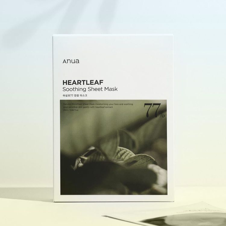 ANUA HEARTLEAF 77% SOOTHING SHEET MASK 25ml (10PCS)