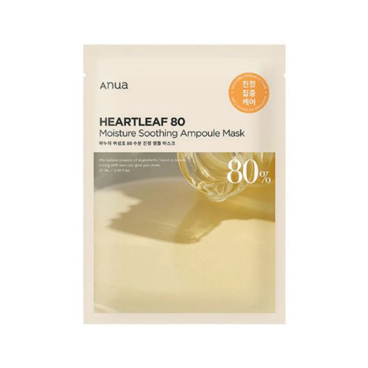 ANUA Heartleaft 80% Soothing Ampoule Mask Sheet (10PCS)