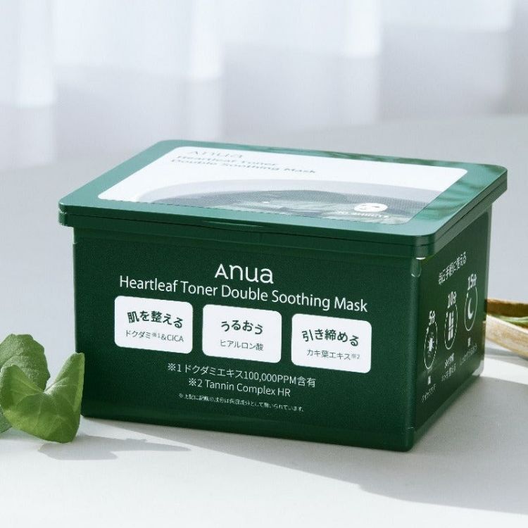 ANUA Heartleaf Toner Double Soothing Mask