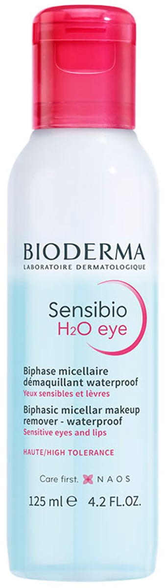 Sensibio H2O Eye Biphasic Micellar Waterproof Makeup Remover 125mL