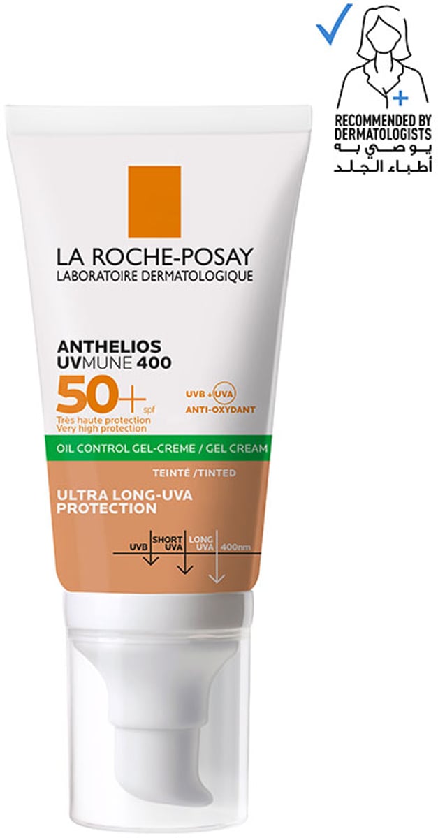 Anthelios UVMune 400 Tinted Oil Control Gel Cream SPF 50+ 50mL