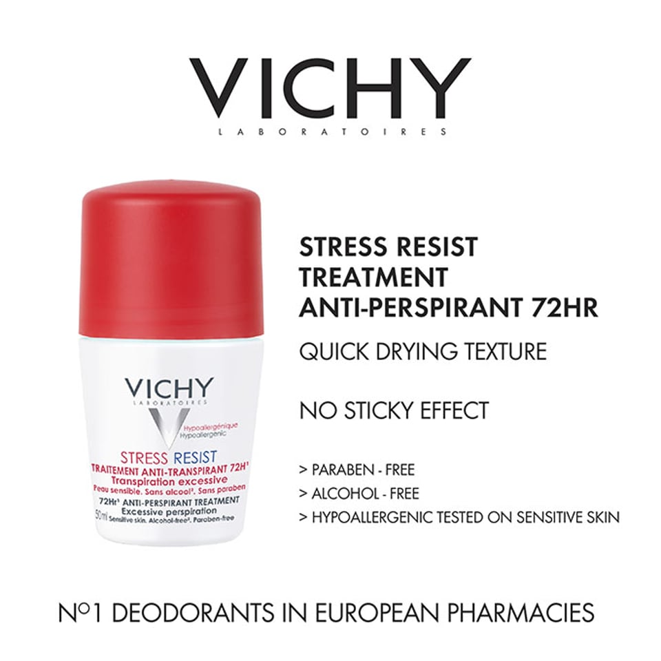 Vichy 48 Hours Anti Perspirant Beauty Deodorant for Women Set 2 x 50mL