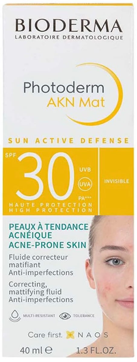 Photoderm AKN Mat SPF 30+ Sunscreen for Acne-Prone Skin 40mL
