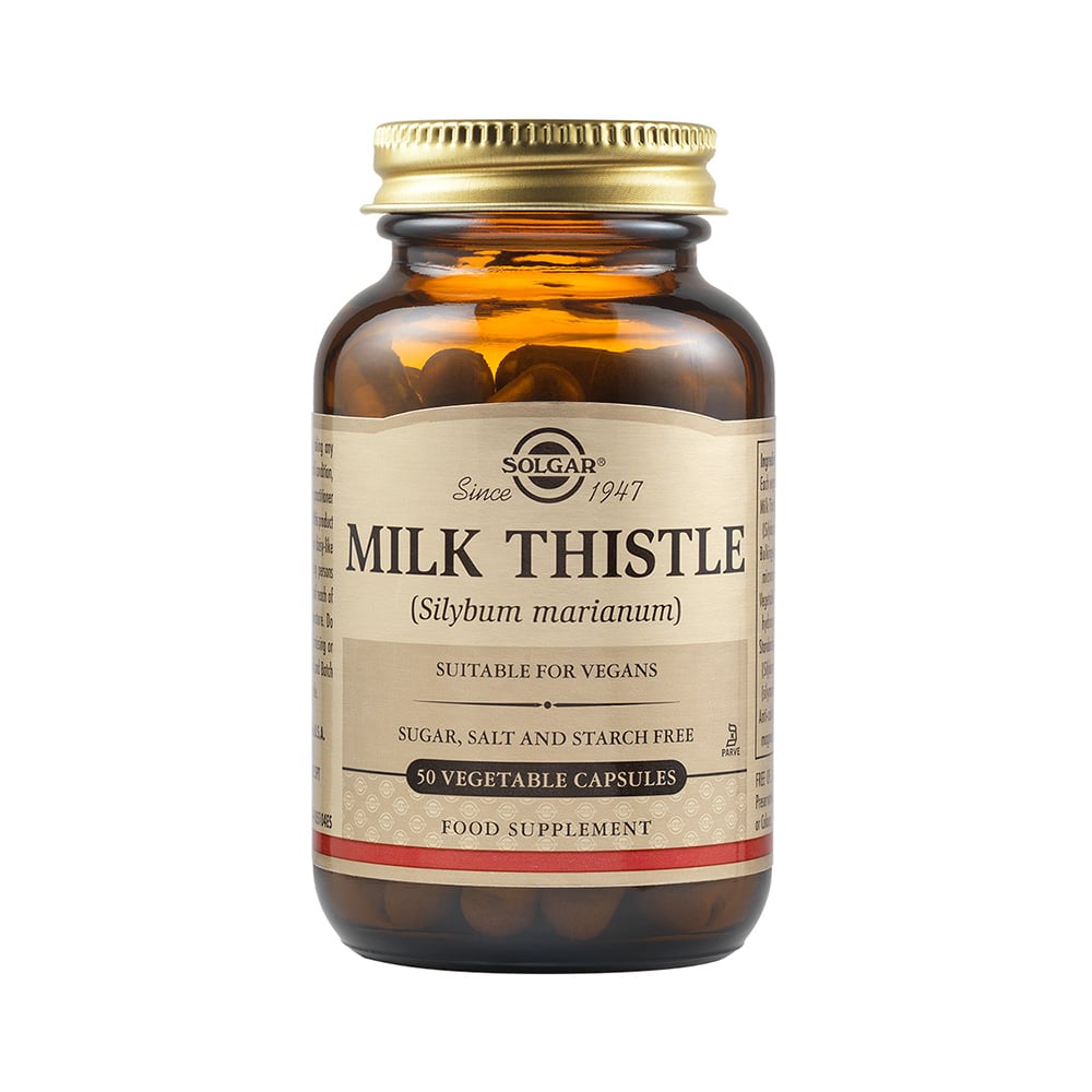 Solgar Milk Thistle, 50 Vegetable Capsules