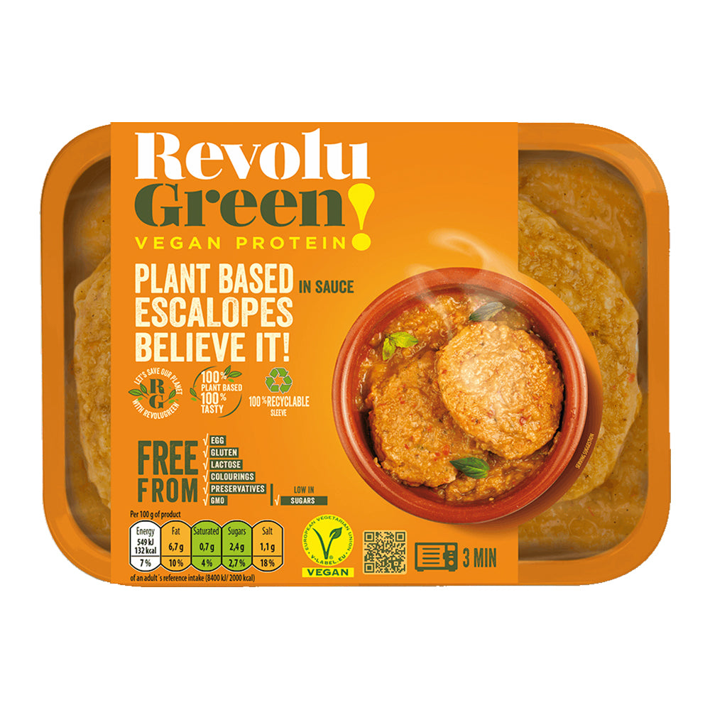 Revolu Green Mini Escalopes In Sauce, 250 Gm