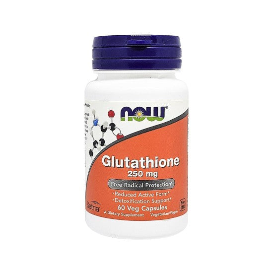 Now Foods Glutathione 500mg 60 Veg Capsules