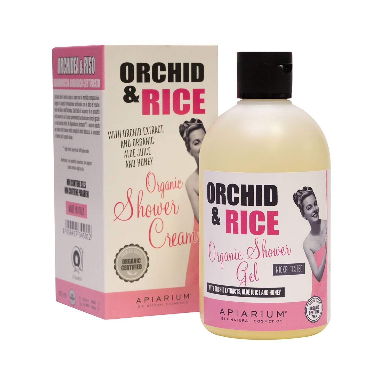Apiarium Orchid & Rice Organic Shower Gel 300 ml