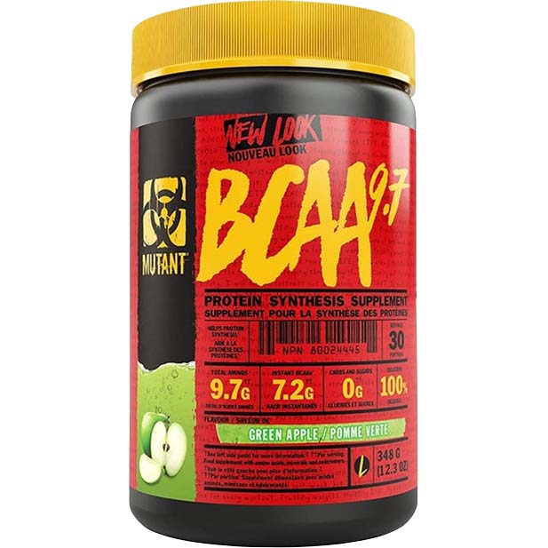 Mutant New Look Bcaa, Green Apple, 30 Gm