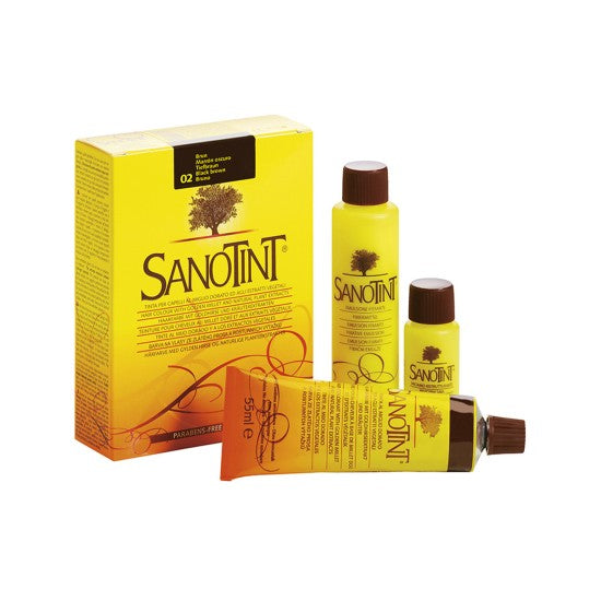 Sanotint Classic Hair Color 02 Black Brown 55ml