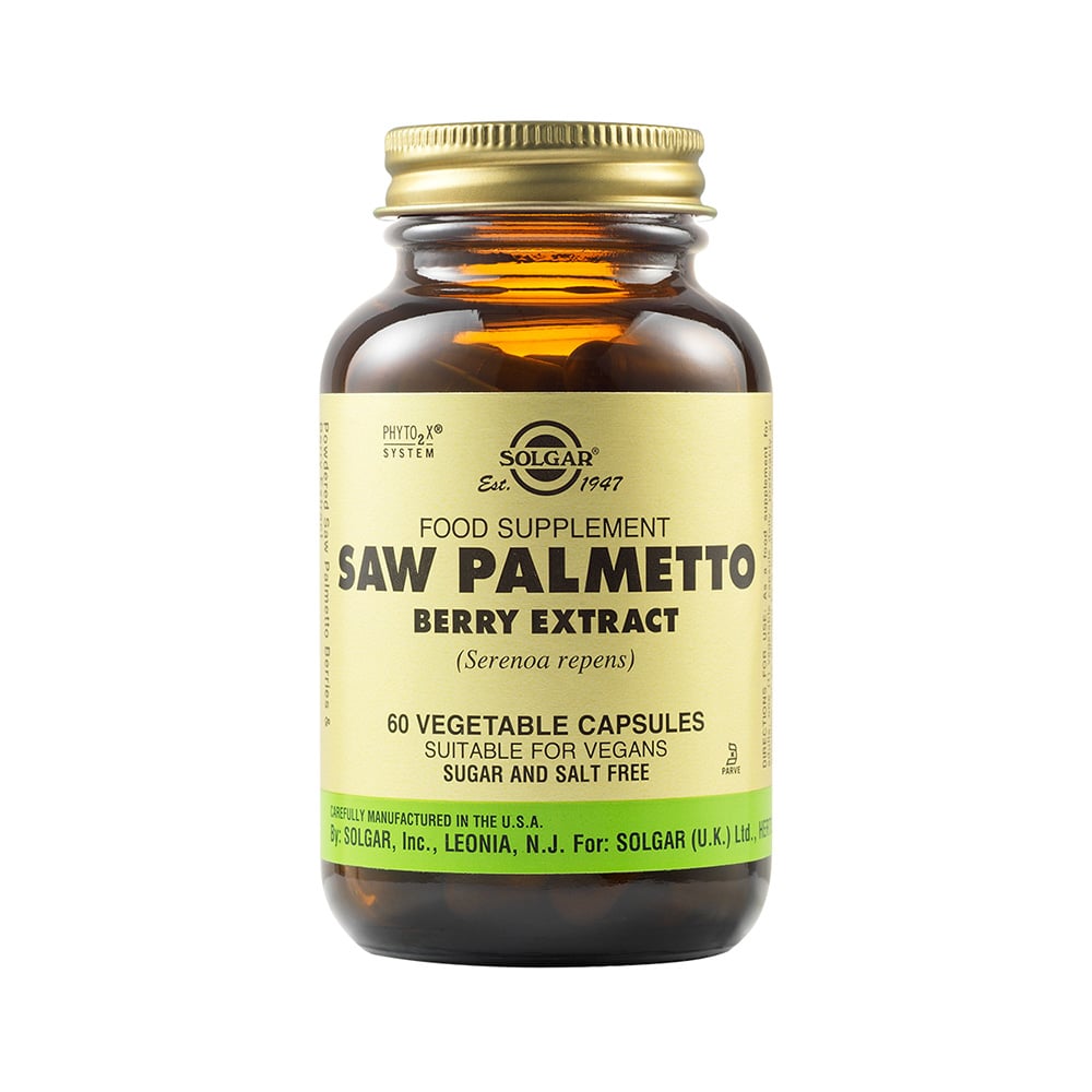 Solgar Sfp Saw Palmetto Berry Extract, 60 Vegetable Capsules