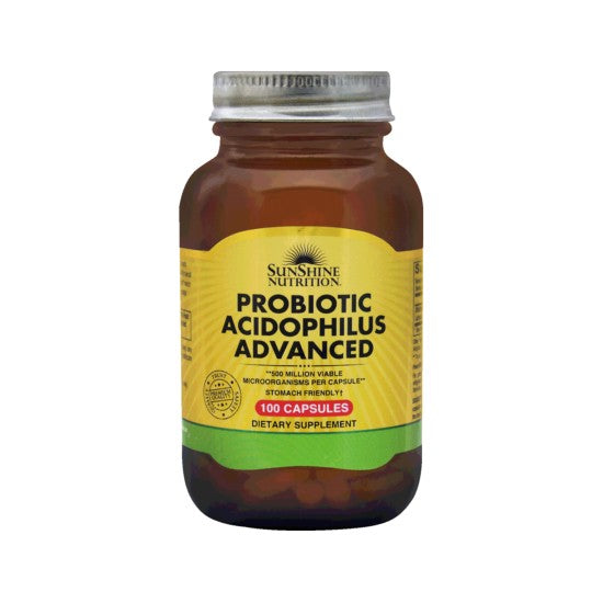 Sunshine Nutrition Probiotic Acidophilus Advanced 100 Capsules