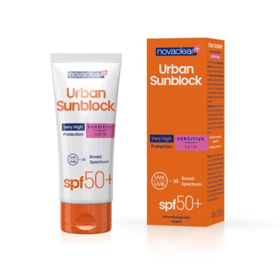 Novaclear Urban Sunblock Spf50 for Sensitive Skin 40 ml