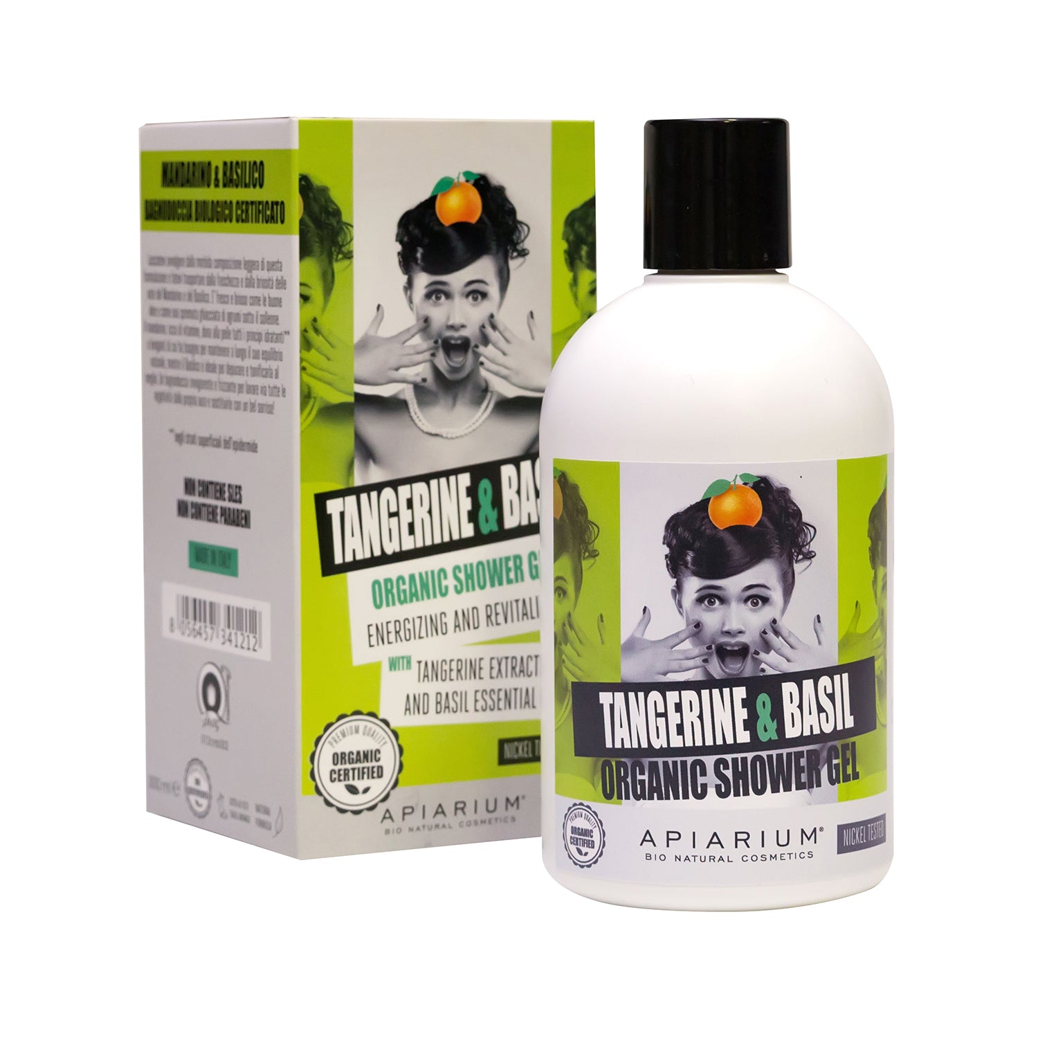 Apiarium Tangerine & Basil Organic Shower Gel 300 ml