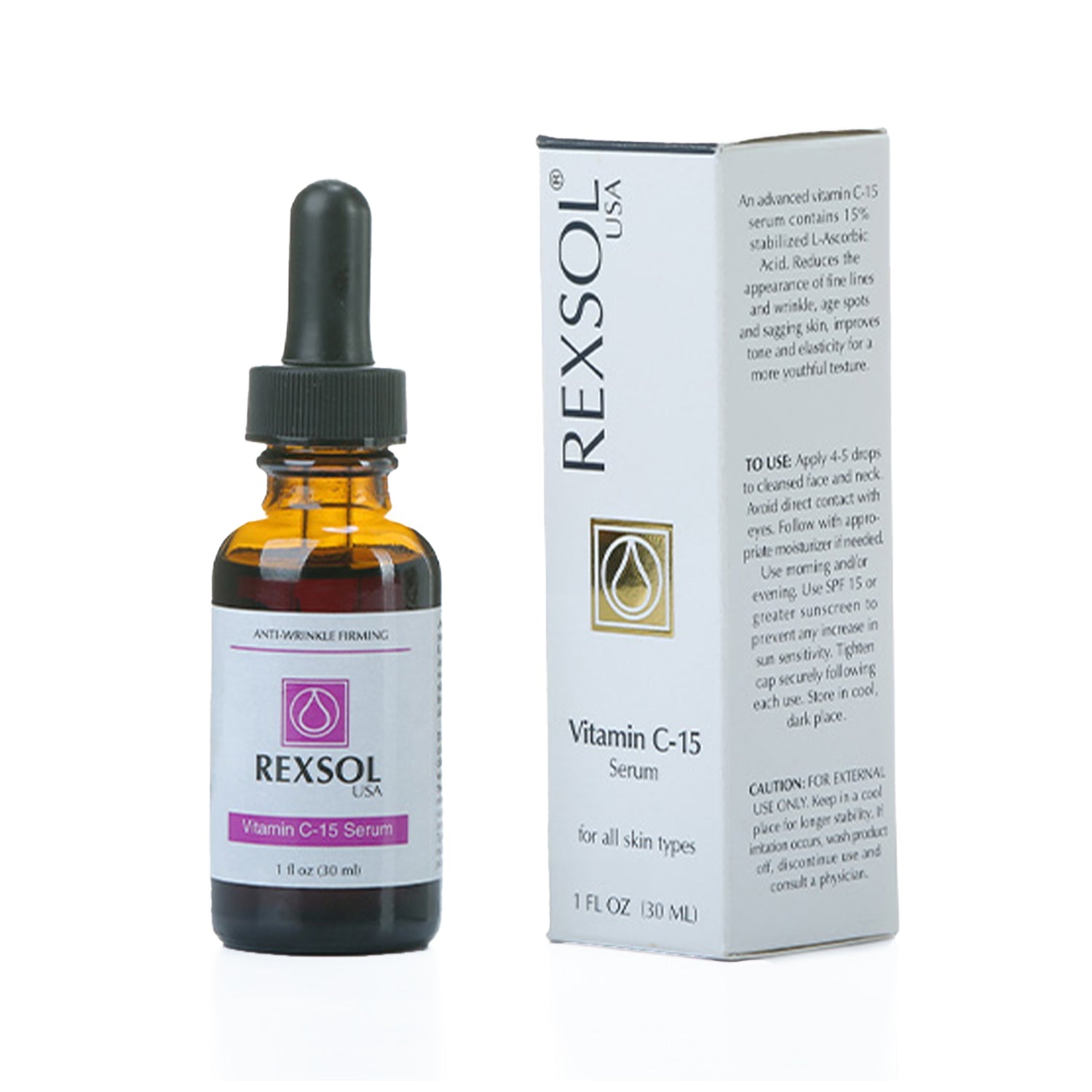 Rexsol Vitamin C-15 Anti-Aging Face Serum 30ml