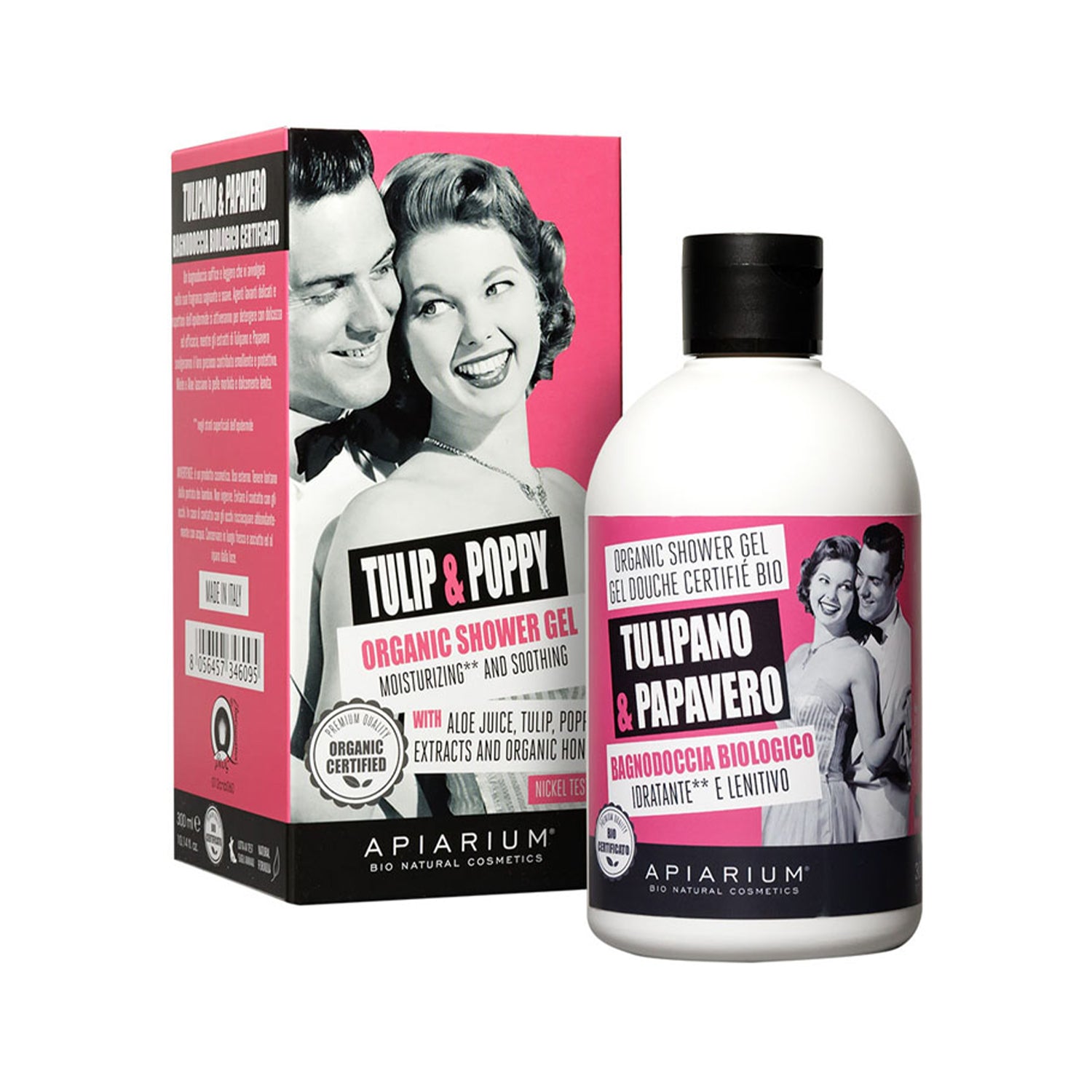 Apiarium Tulip & Poppy Organic Shower Gel 300 ml