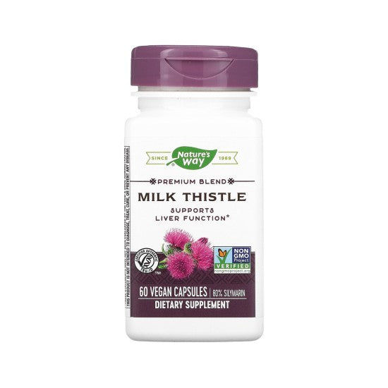 Natures Way Milk Thistle 60 Vegan Capsules