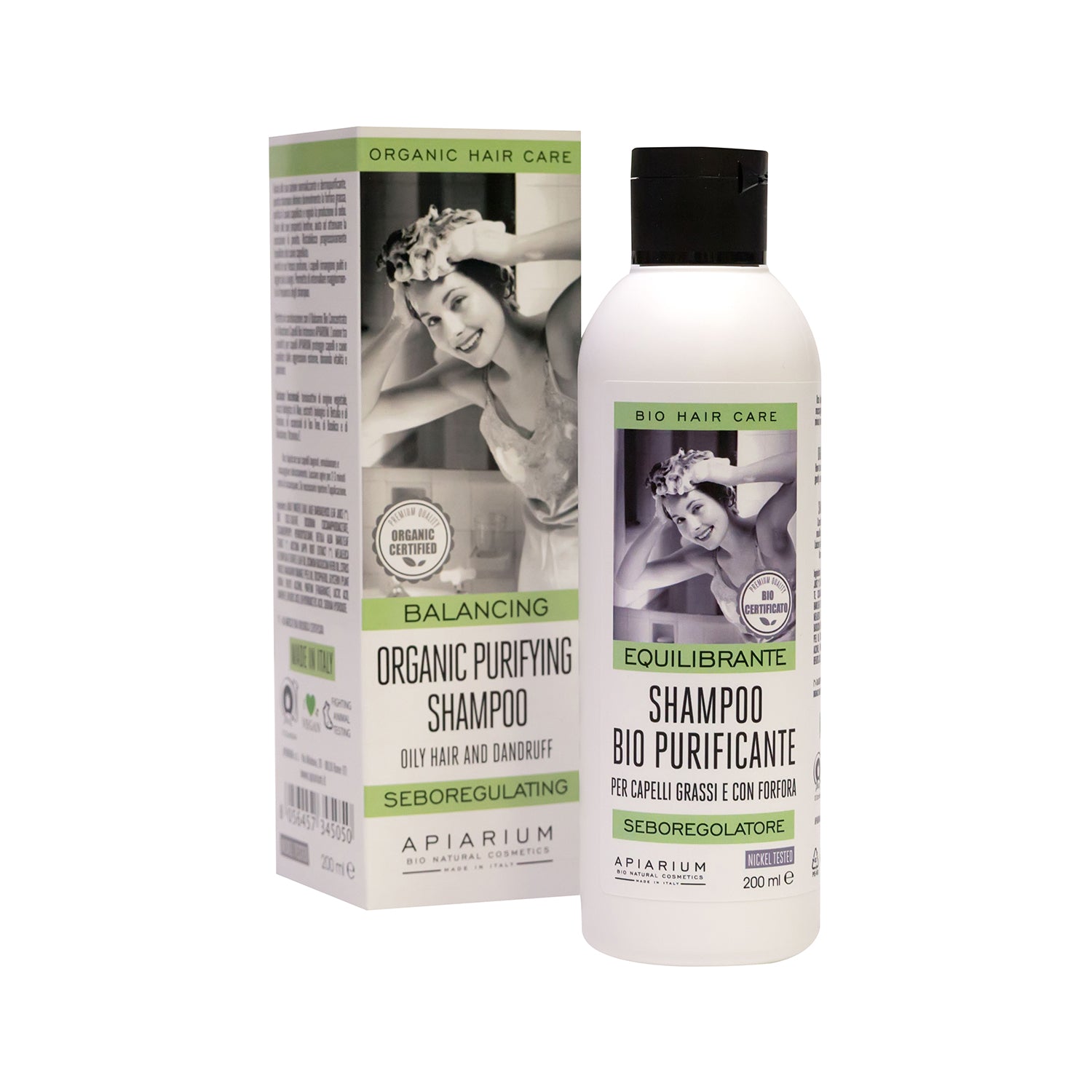 Apiarium Organic Purifying Anti-Dandruff Shampoo 200 ml
