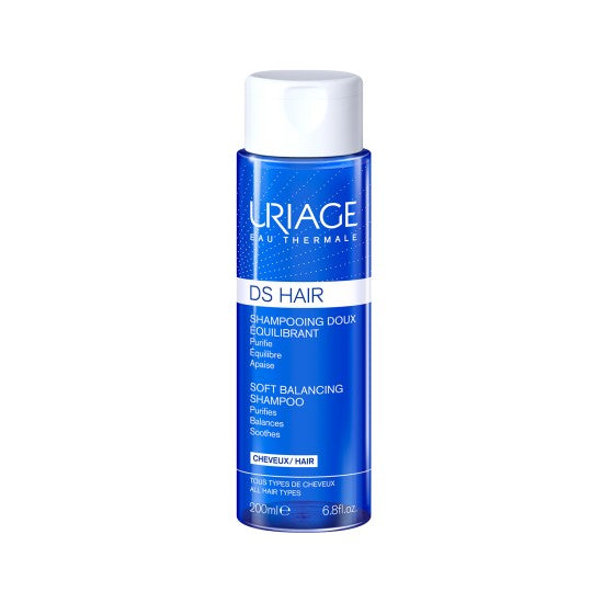 Uriage DS Hair Soft Balancing Shampoo 200ml For Sensitive Scalp