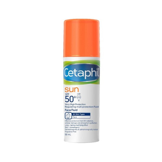 Cetaphil Sun Face Fluid Non Tinted SPF50 Sunscreen 50 ml
