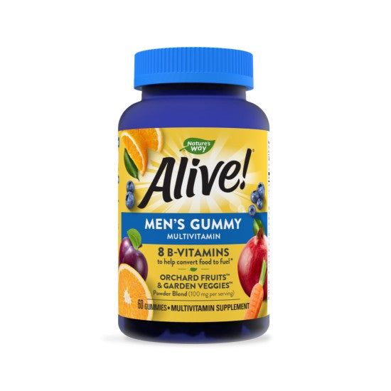 Natures Way Alive Men's Gummy Multivitamins 60s