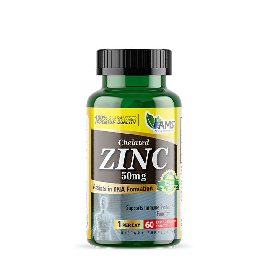 AMS Zinc 50mg 60 Tablets