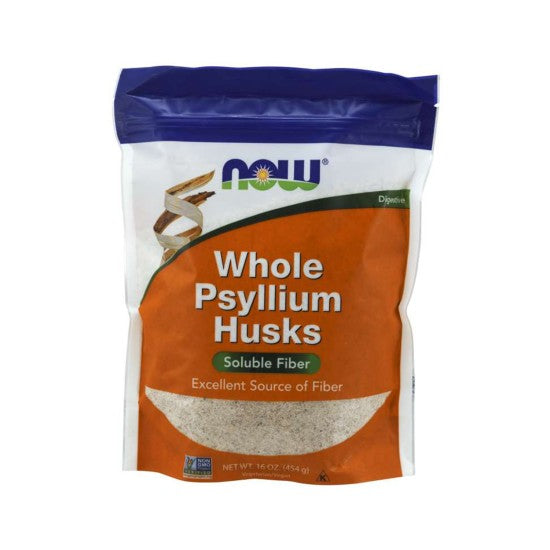 Now Foods Psyllium Husk Powder, Whole 454 grams