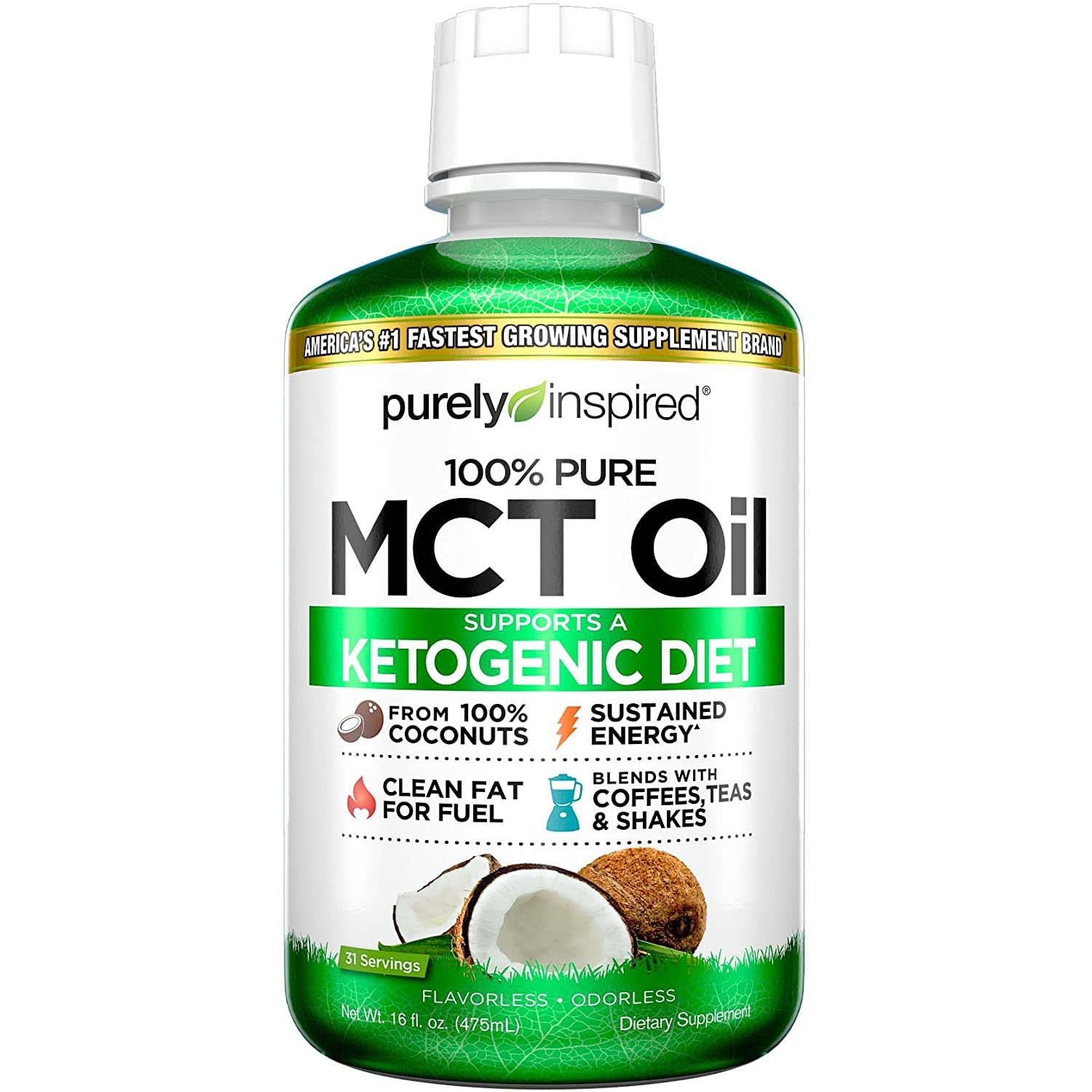 Purely Inspired 100% Pure Mct Oil, 31