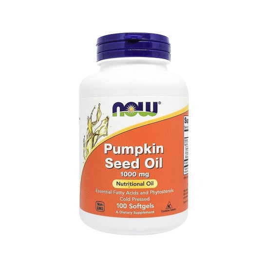 Now Foods Pumpkin Seed Oil 100mg 100 Softgels