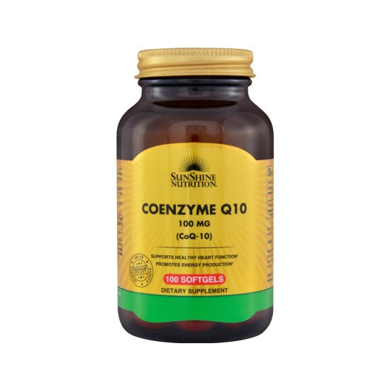 Sunshine Nutrition Coenzyme Q10 100mg 100 Softgels