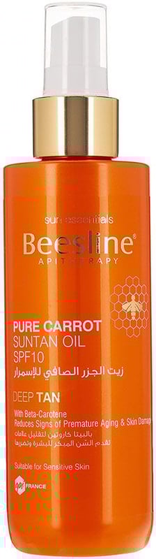 Pure Carrot Suntan Oil SPF 10 200mL