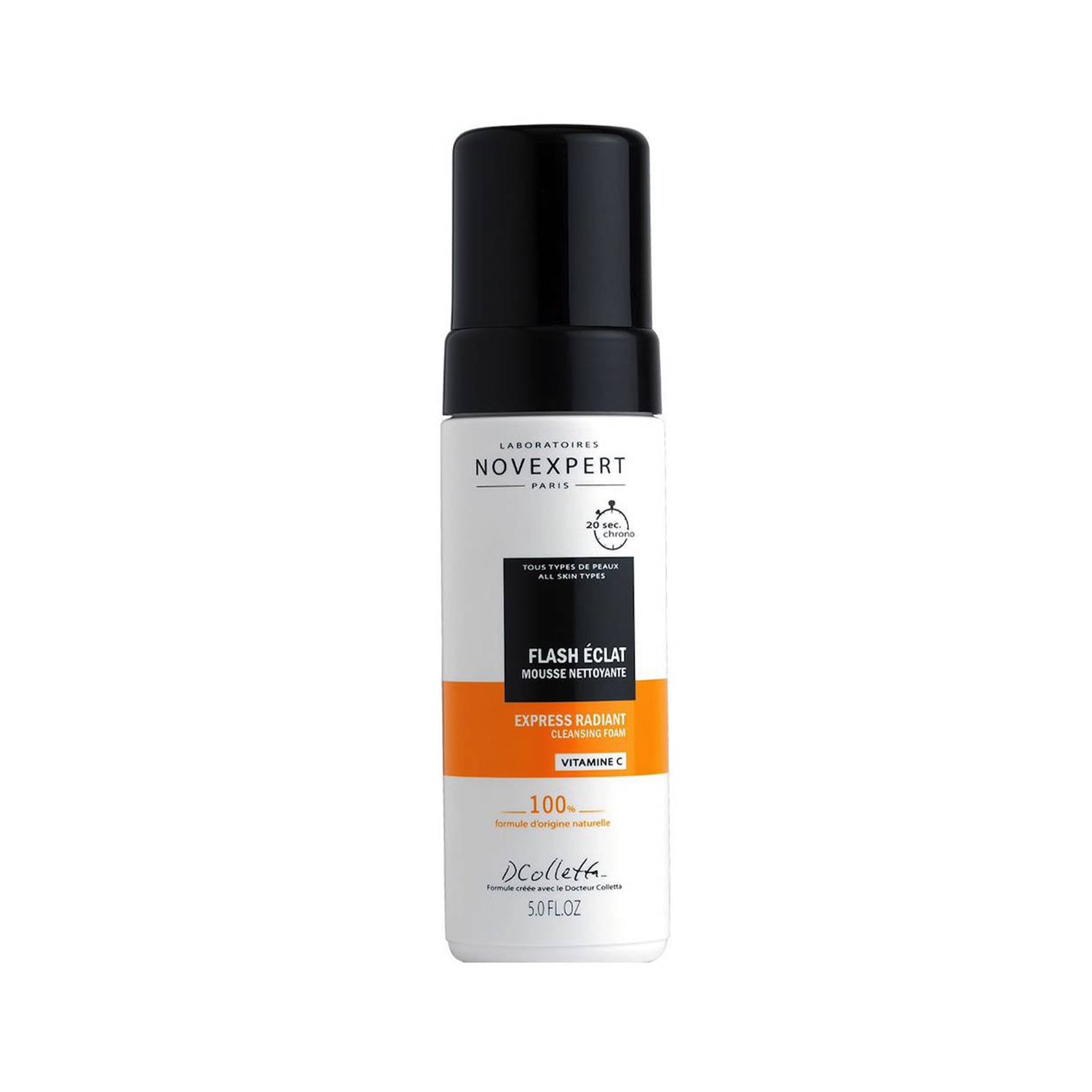 Novexpert Express Radiant Cleansing Facial Foam 150ml With Vitamin C