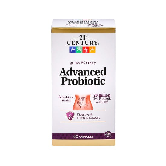 21st Century Advanced Probiotics 60 Capsules