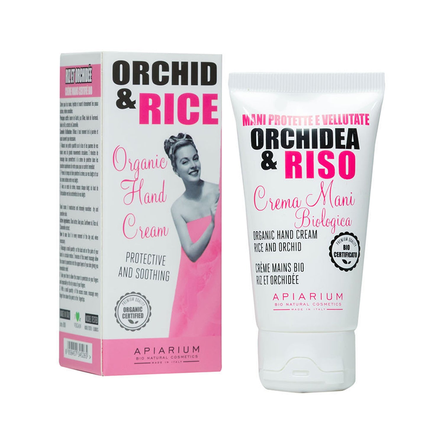 Apiarium Orchid & Rice Organic Hand Cream 50ml
