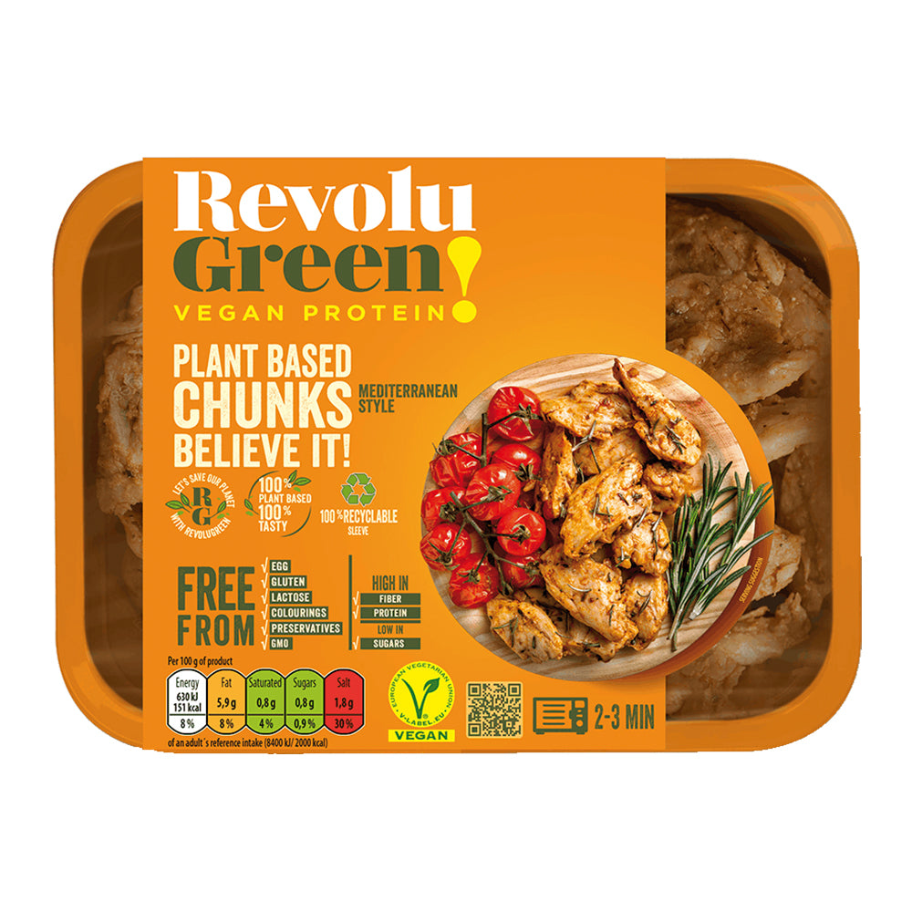 Revolu Green Mediterranean Chunks, 160 Gm