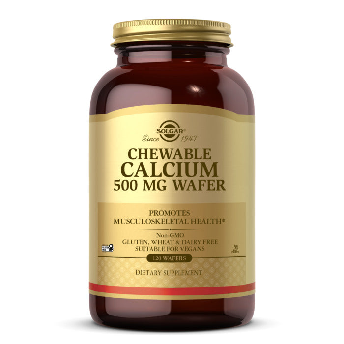 Solgar Chewable Calcium, 500 mg, 120 Chewable Wafers
