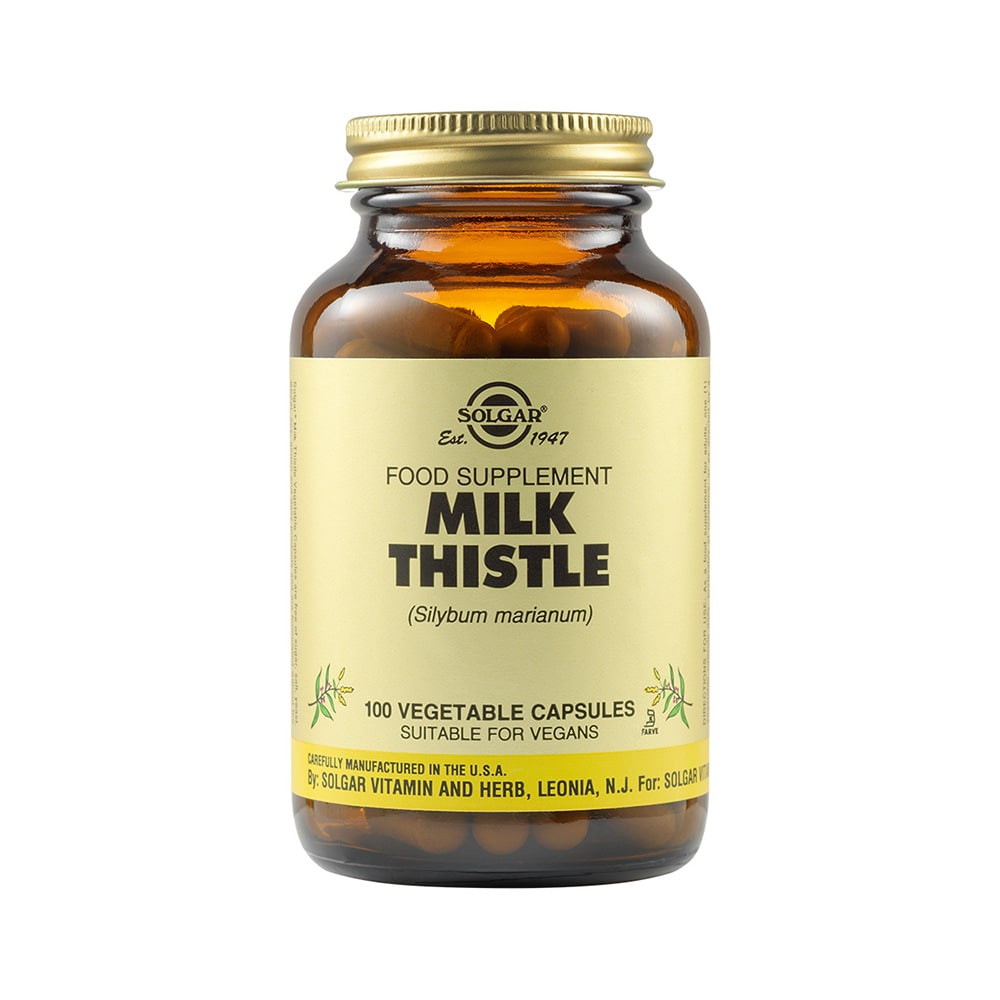 Solgar Milk Thistle, 100 Vegetable Capsules