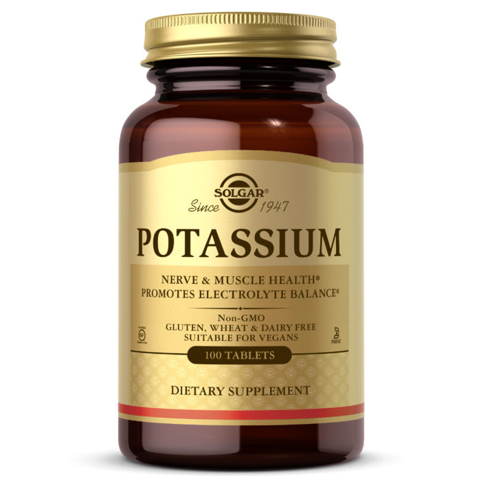 Solgar Potassium, 100 Tablets