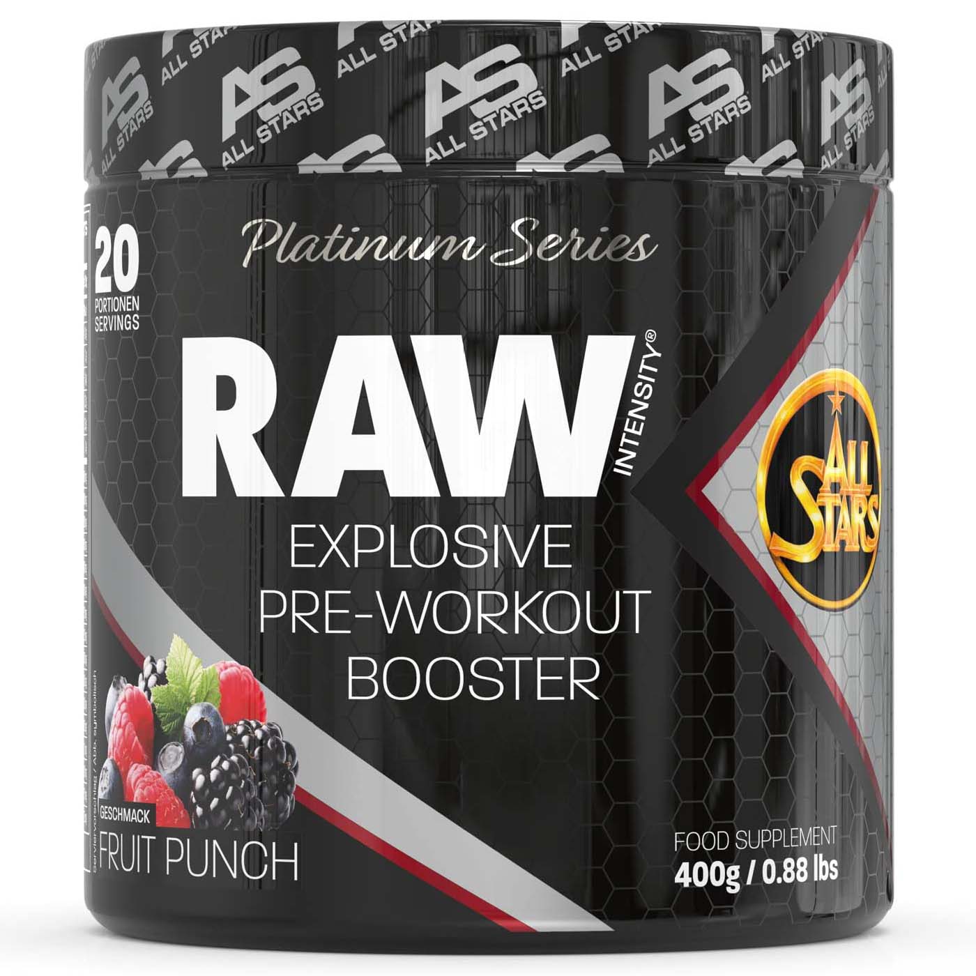 All Stars RAW Intensity, Fruit Punch, 400 Gm
